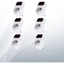 Cata CT-9187 6 Adet 150-280V-4000W Beyaz Priz Regülatörü
