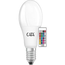 Cata Uzaktan Kumandali Renk Değiştirebilen RGB 9W E27 Duylu Led Ampul