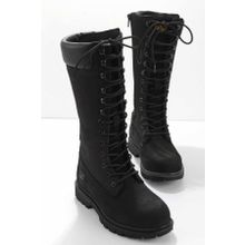 Caterpillar CAT0111121401 Black Nubuk Siyah Hakiki Deri Kadın Bot