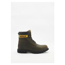 Caterpillar Golden Dark Olive Deri Erkek Bot