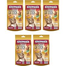 CatMozz 5x10'lu Stick Biftekli Kediler İçin Ödül Çubuğu