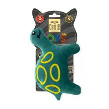 Cattie 15 cm Matatabi İçerikli Kaplumbağa Peluş Kedi Oyuncağı