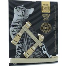 Cattie Haki 1x25-40 cm Kedi Göğüs Gezdirme Takımı