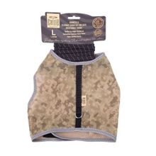 Cattie Kamuflaj 1x25x35 cm Havalı Dokuma Kedi Göğüs Gezdirme Takımı