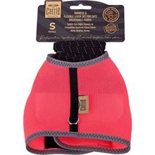 Cattie Pembe Small 1x20-30 cm Havalı Dokuma Kedi Göğüs Gezdirme Takımı