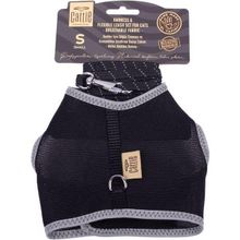 Cattie Siyah Small 1x20-30 cm Havalı Dokuma Kedi Göğüs Gezdirme Takımı