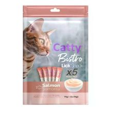 Catty Bistro 5x14 gr Somonlu Yetişkin Kedi Krema Ödülü