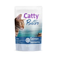 Catty Bistro Somonlu 85 gr Yetişkin Kedi Konservesi