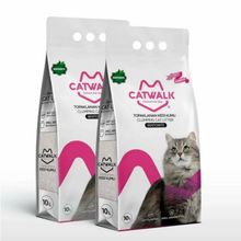 Catwalk Bentonit Bebek Pudralı 2x10 lt İnce Taneli Kedi Kumu