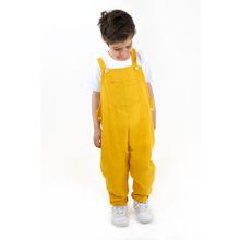 Catz Kids Erkek Çocuk Hardal Müslin Askılı Tulum