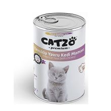 Catzo Yavru Tavuklu Konserve 400 gr Kedi Maması