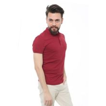 Cazador 22yceeo04613 Bordo Polo Yaka Erkek T-shirt