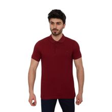 Cazador 4613 Bordo Polo Yaka Erkek T-Shirt