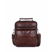 Ççs 31008 Brown Arka Bölmeli Erkek Çapraz Askılı Çantası