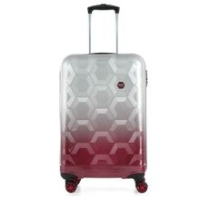 Ççs 5226 London Gri-Bordo Kabin Boy Polikarbon Valiz
