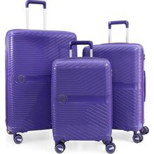 Ççs 5239 Polipropilen Mor 3'lü Valiz Seti