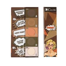 Cecile 02 Eyeshadow Palette Yeşil Seri
