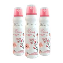 Cecile Lovely 3x150 ml Kadın Deodorant