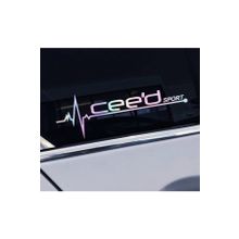 Ceeds Yan Cam Sticker Oto Kapı 20 Cm X 7 Cm Hologram c55