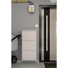 Ceha 3'lü Metal Ayakkabılık - Krem