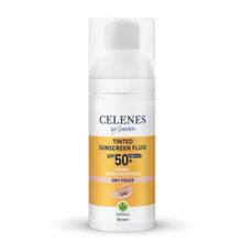 Celenes 50 ml Herbal Dry Touch Light 50SPF Renkli Güneş Koruyucu