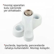 Çelik 6 Adet Pvc Kapı Pencere Emniyet Pimapen Kilidi
