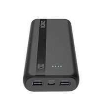 Cellular Line 12W X 2 20.000 mAh Siyah Powerbank