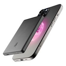 Cellular Line Pbmagslim5000Wird Ultra İnce Magsafe 5.000 mAh Koyu Gri Powerbank