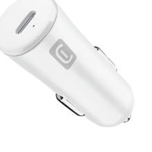 Cellularline 20W Type-C Araç İçi Beyaz Şarj Cihazı