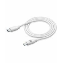 Cellularline USB-C - Apple Beyaz 120 cm Lightning Kablo