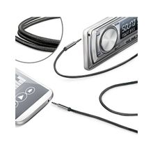 Celly LINEIN35TEXBK 3.5 mm Siyah Örgü Ses Kablosu