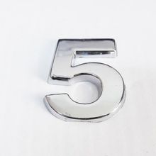 Cemax 3.75 cm Krom Yapışkanlı 5 Rakamı