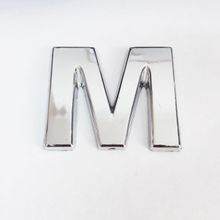 Cemax 3.75 cm Krom Yapışkanlı M Harfi
