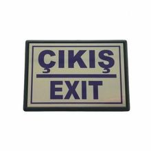 Cemax Küçük 10X7 cm Çıkış Exit Yönlendirme Levhası