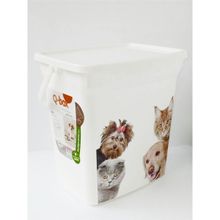 Cep Avm Evcil Hayvan Kuru Mama Saklama Kutusu Kedi Köpek Kuru Mama Kabı