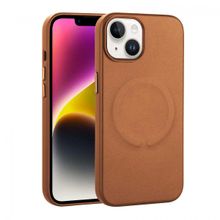 Ceponya Apple iPhone 14 Plus Pu Deri Magsafe Wireless Şarj Özellikli Zore Derix Kapak Kılıf