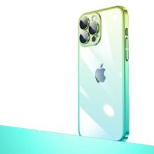 Ceponya Apple iPhone 14 Pro Max Parlak Renk Geçişli Kamera Korumalı Zore Senkron Kapak Kılıf