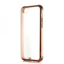Ceponya Apple iPhone 7 Kamera Korumalı Kenarları Renkli Şeffaf Voit Silikon Kılıf