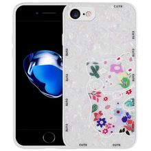 Ceponya Apple iPhone SE 2020 Desenli Sert Silikon Mumila Kapak Kılıf