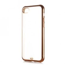Ceponya Apple iPhone Se 2020 Kamera Korumalı Kenarları Renkli Şeffaf Voit Silikon Kılıf