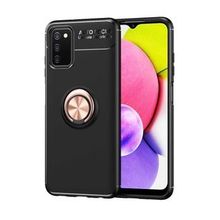 Ceponya Galaxy A03s Yüzüklü Standlı Manyetik Kamera Çıkıntılı Silikon Kılıf