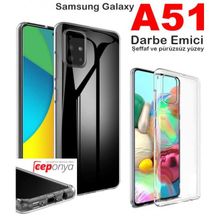 Ceponya Galaxy A51 Darbe Emici Kamera Korumalı Antişok Şeffaf Kılıf
