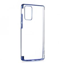 Ceponya Galaxy Note 20 Ultra İnce Köşeleri Renkli Şeffaf Silikon Kılıf