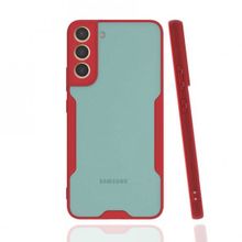 Ceponya Galaxy S22 Plus Kamera Korumalı Arkası Şeffaf Silikon Kılıf