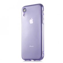 Ceponya iPhone XR 6.1 inç Kamera Çıkıntılı Renkli Trasnparan Silikon Kılıf