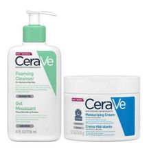 CeraVe CRV00017 Foaming Cleanser 236 ml + Moisturising Cream 340 gr Kışa Hazırlık Seti