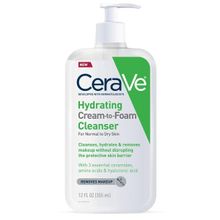 CeraVe Hydrating Cream to Foam Cleanser 355 ml Yüz Temizleyici Krem