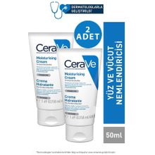 CeraVe Krem Kuru Ve Çok Kuru Ciltler 50 ml 2 Adet Nemlendirici