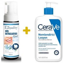 Cerave Moisturizing Losyon 473 ml Nemlendirici Losyon+E2quality Diş Beyazlatıcı Köpük +
