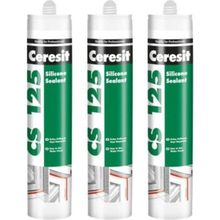 Ceresit CS 225 3x280 gr Beyaz Silikon Mastik